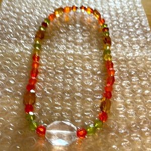 😀 NECKLACE 16” GIRLS HAND CRAFTED PREOWNED EXCELLENT CONDITION